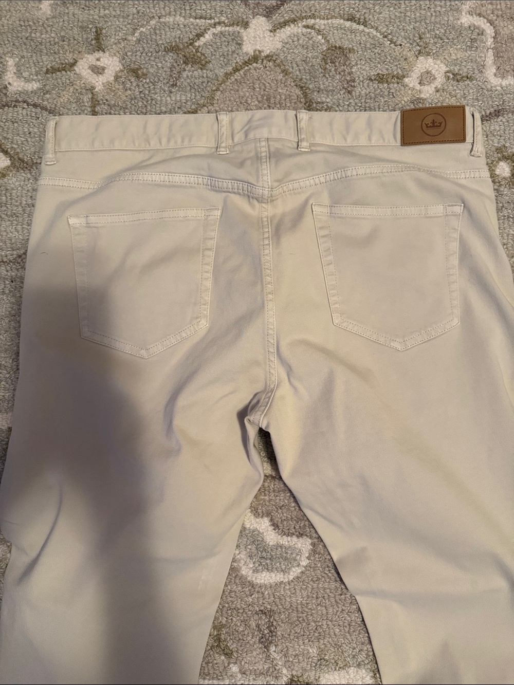 Peter Millar Cream/Tan Chino Pants - Picture 4 of 6